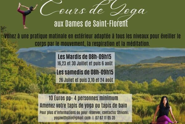 Cours de yoga Les dames de Saint Florent